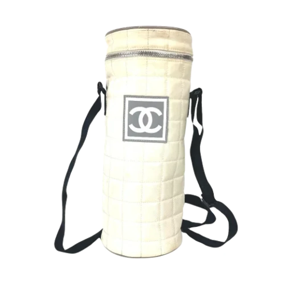 Chanel Vintage Pre-owned Fabric chanel-bags White Dames