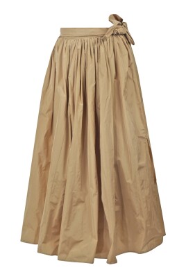 taffeta-long-skirt-with-front-slit
