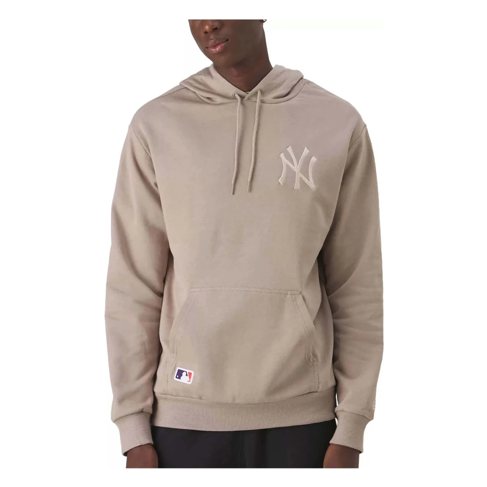 new era League Essentials Os Hoody New York Yankees Hoodie Brown Heren