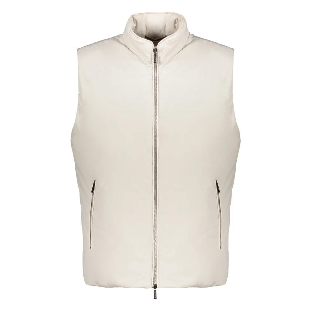 Moorer Mat Waterafstotend Donsvest Beige Heren