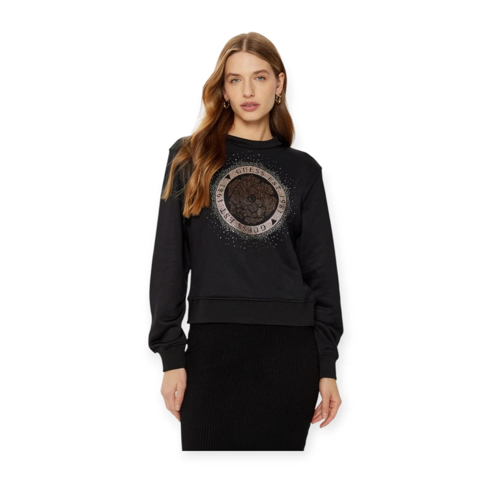 Guess Stijlvolle Sweatshirts en Hoodies Black Dames