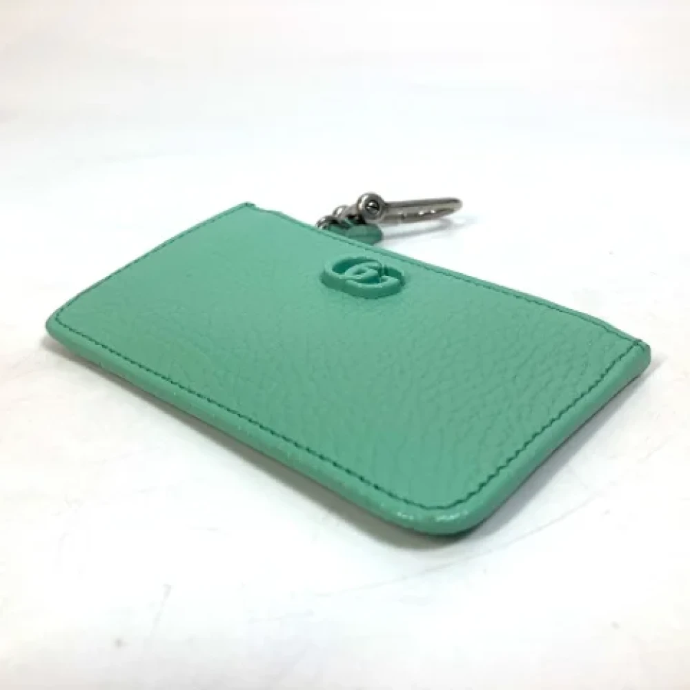 Gucci Vintage Pre-owned Leather wallets Green Dames