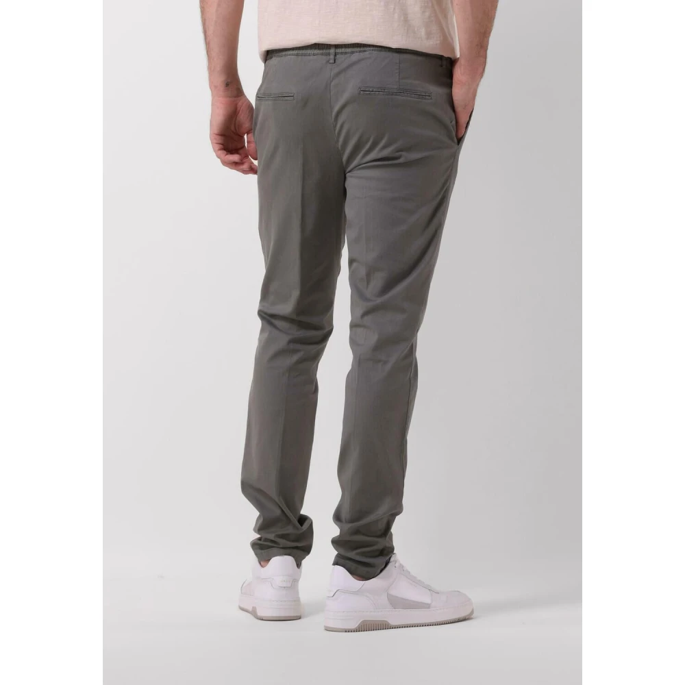 Profuomo Groene Broek 842 Sportcord Stijlvol Gray Heren