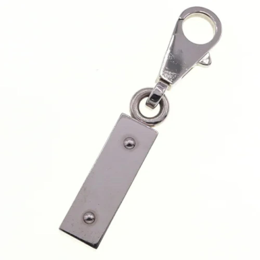 Hermès Vintage Pre-owned Metal key-holders Gray Dames