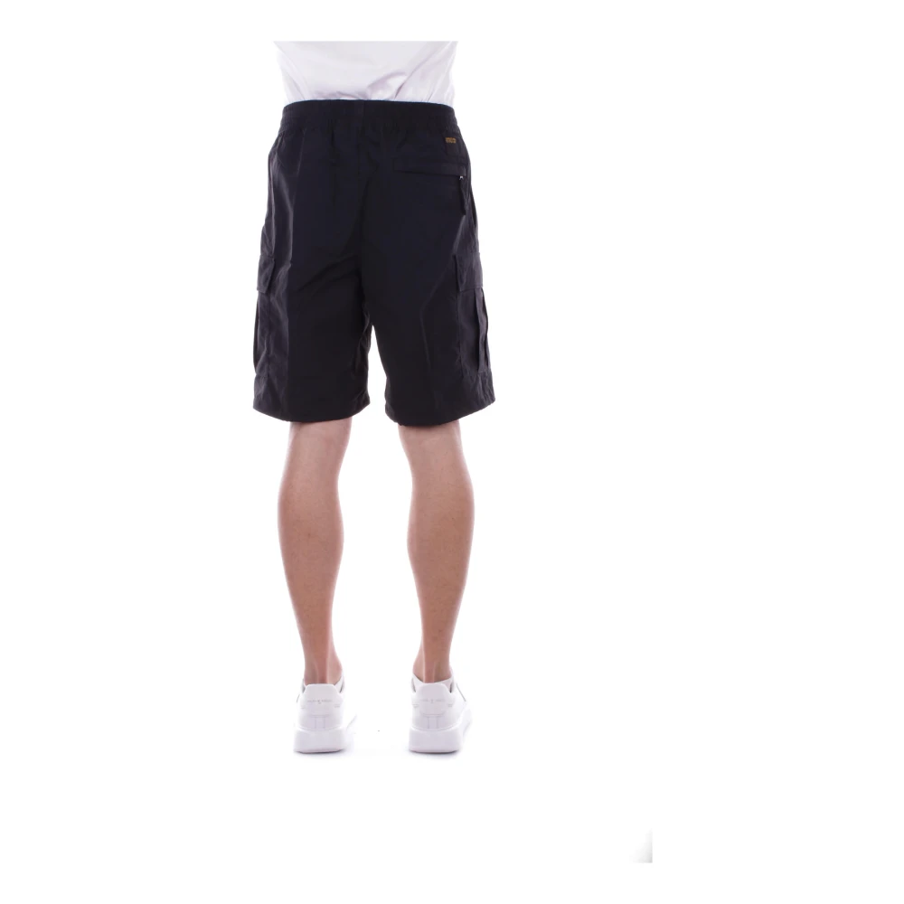Carhartt WIP Zwarte Shorts met Logo Black Heren