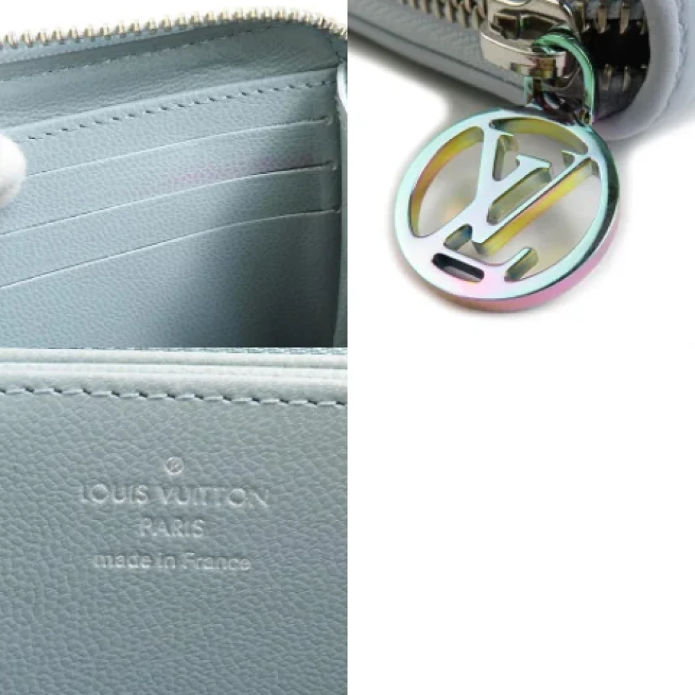 Louis Vuitton Vintage Pre-owned Leather wallets Blue Dames