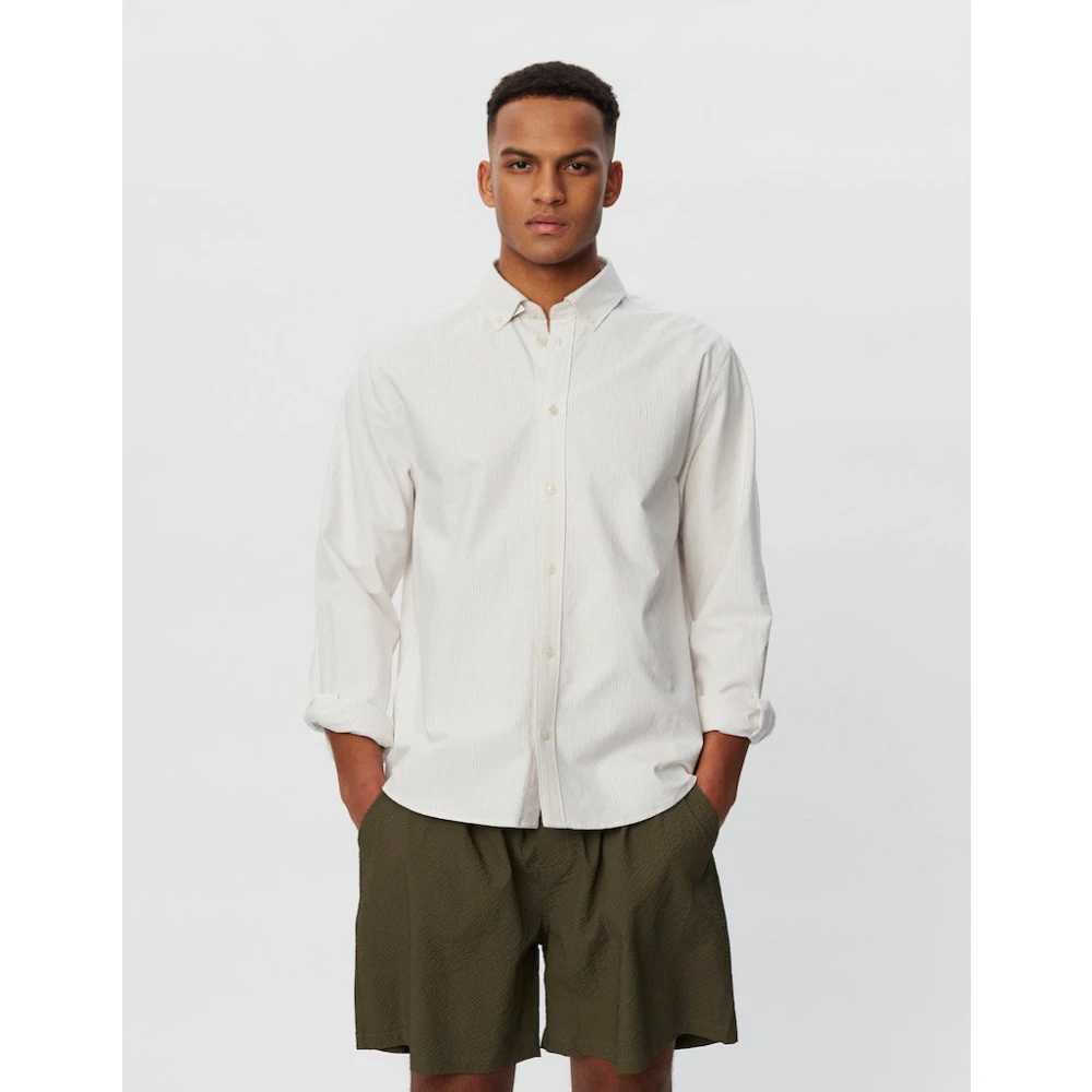 Les Deux Casual Overhemd Beige Heren