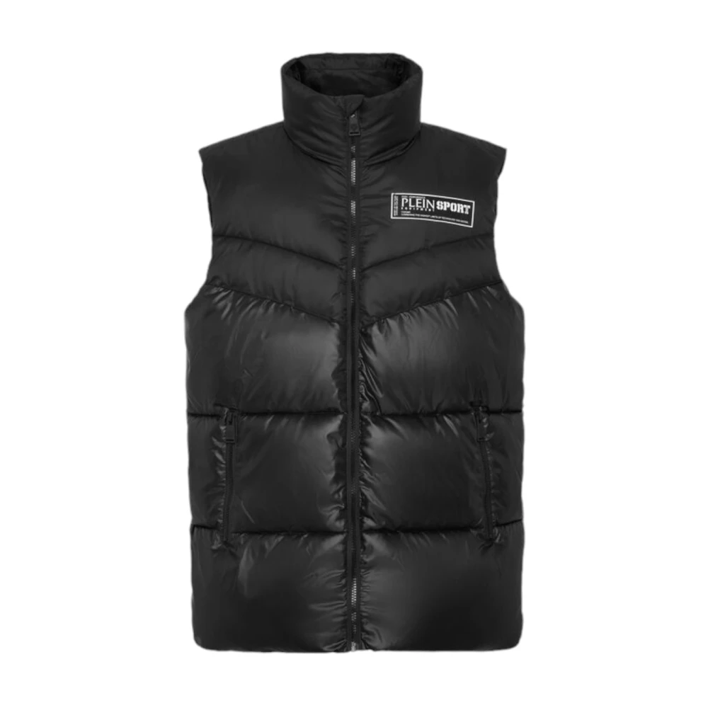 Plein Sport Mouwloos Sportief Vest Black Heren