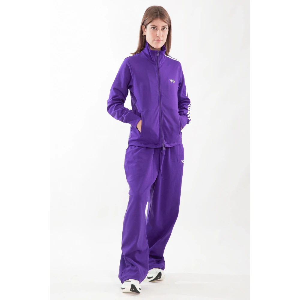 Y-3-Stripes Tracktop in Cpurpl Purple Dames