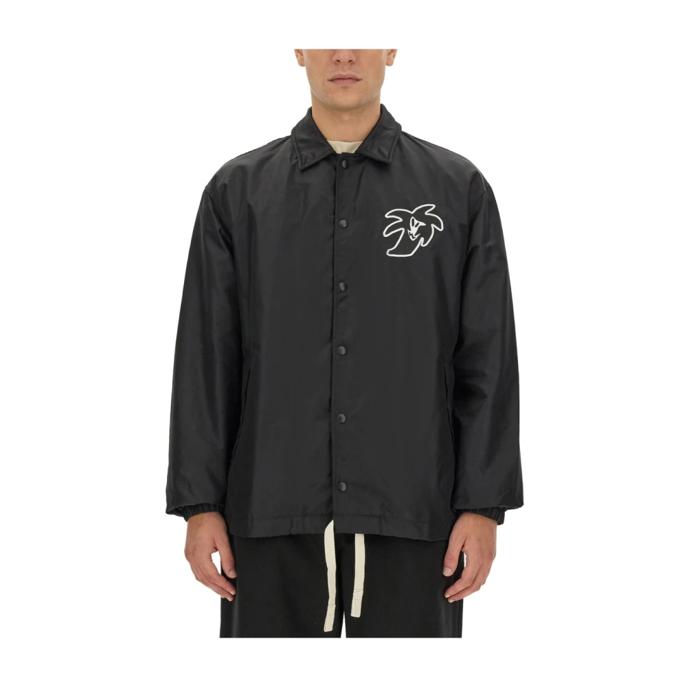 Palm Angels Stijlvolle Hunter Shirtjas Black Heren