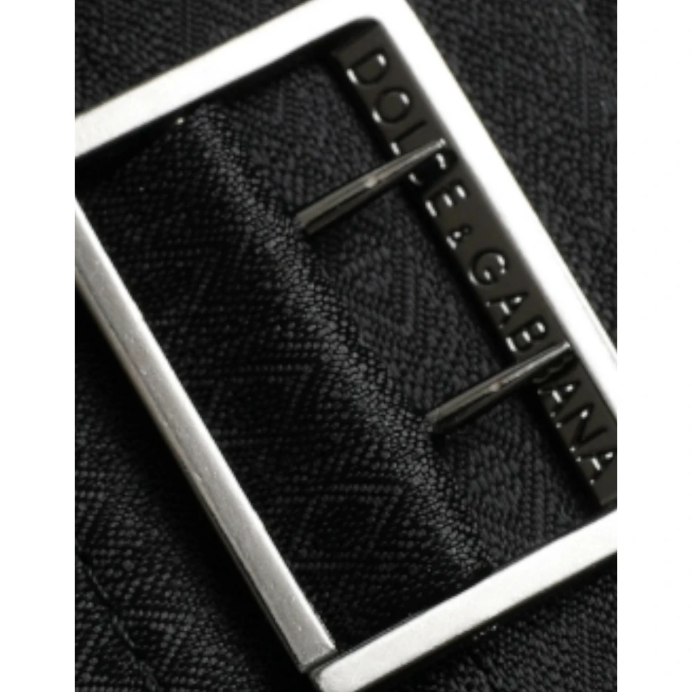 Dolce & Gabbana Zwarte Wol Formele Jurk Vest Black Heren