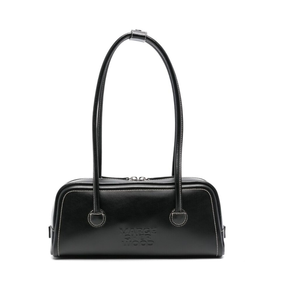 ☆MARGE SHERWOOD☆ LEATHER SYMBOL BELTblack nubuck Marge Sherwood slouchy belted hobo mini bag hush nubuck
