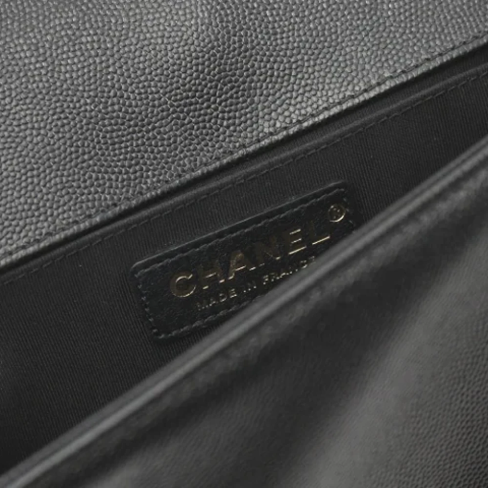 Chanel Vintage Pre-owned Leather chanel-bags Black Dames