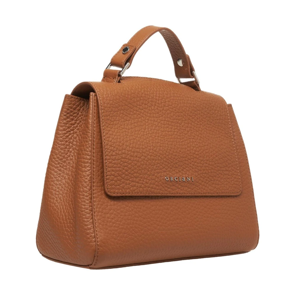 Orciani Bruine Handtas Sveva Soft Elegantie Brown Dames