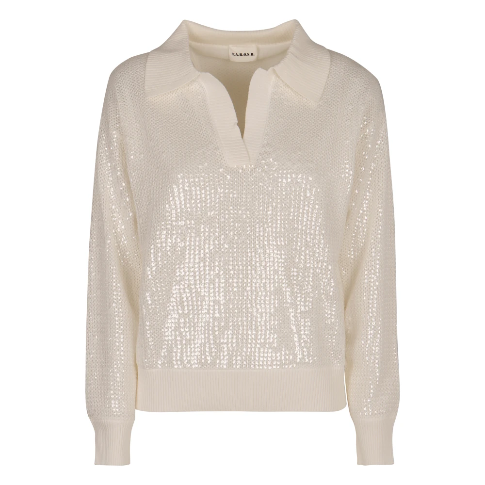 Knitwear > V-neck Knitwear - - P.a.r.o.s.h. - Modalova
