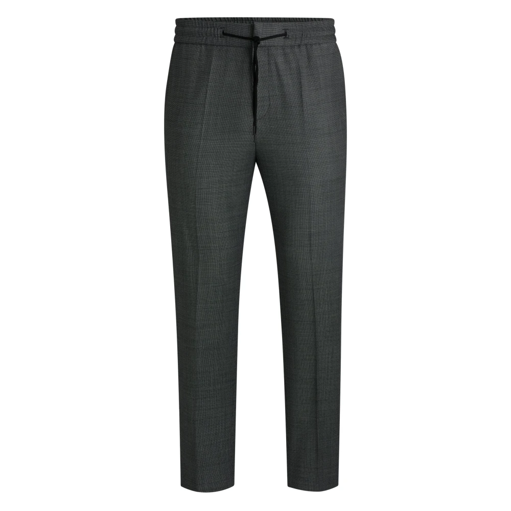 Hugo Boss Slim Fit Zakelijke Broek Gray Heren