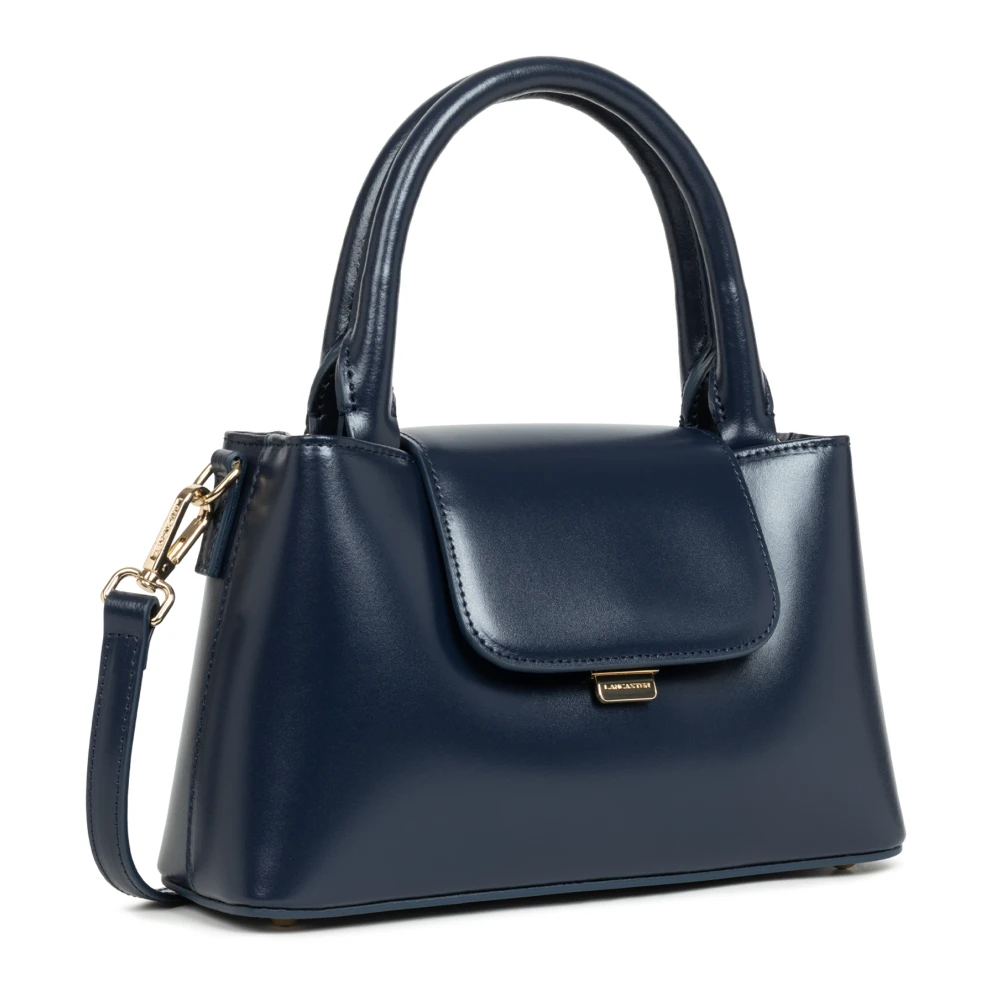 Lancaster Elegante Flap Handtas met Metalen Sluiting Blue Dames