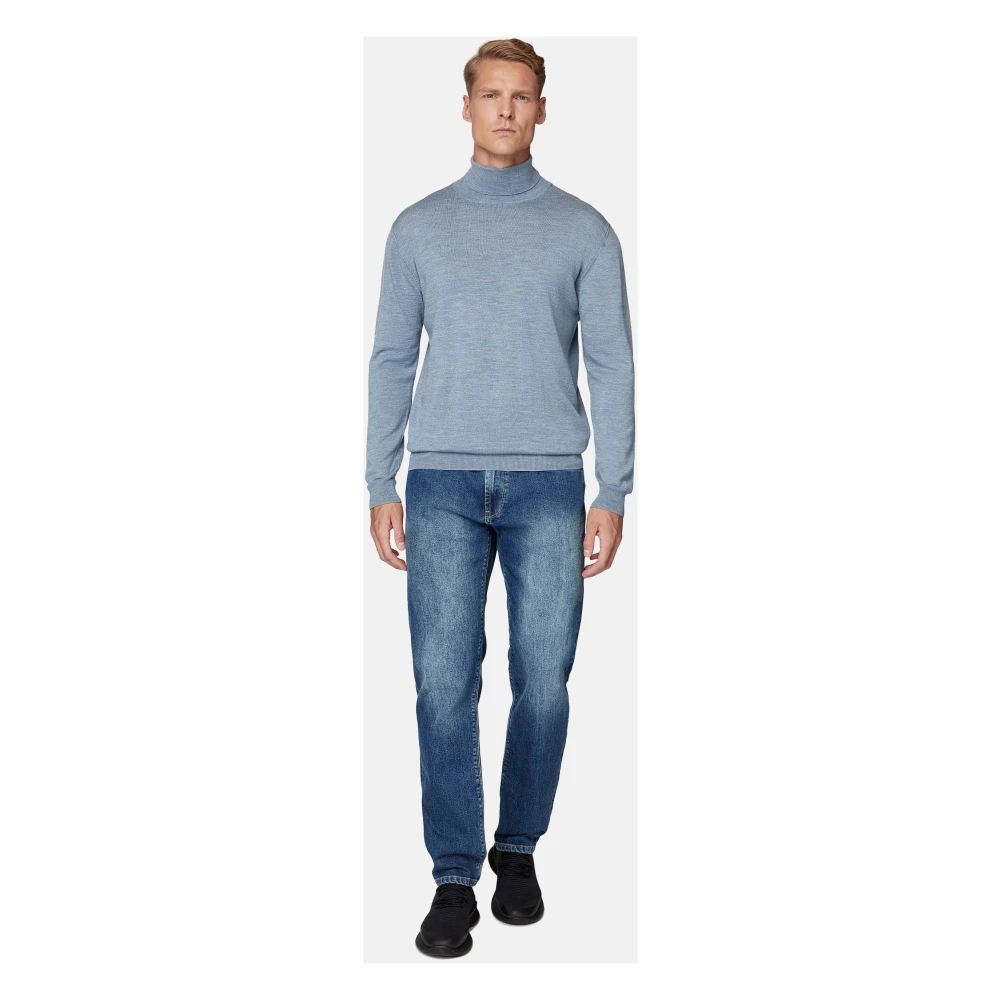 Boggi Milano Stretch Denim Jeans Blue Heren