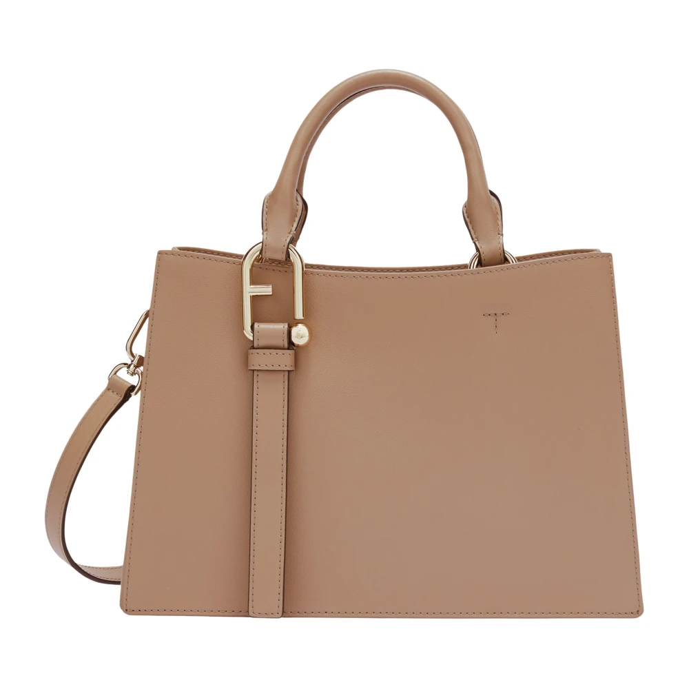 Furla Nuvola Tote M Beige Dames
