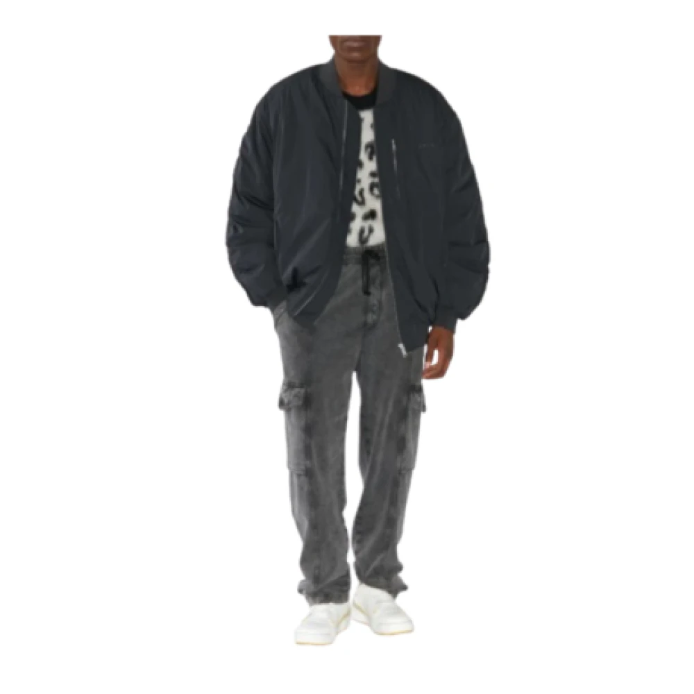 Isabel marant Katoenen Bomberjack met Rits Black Heren