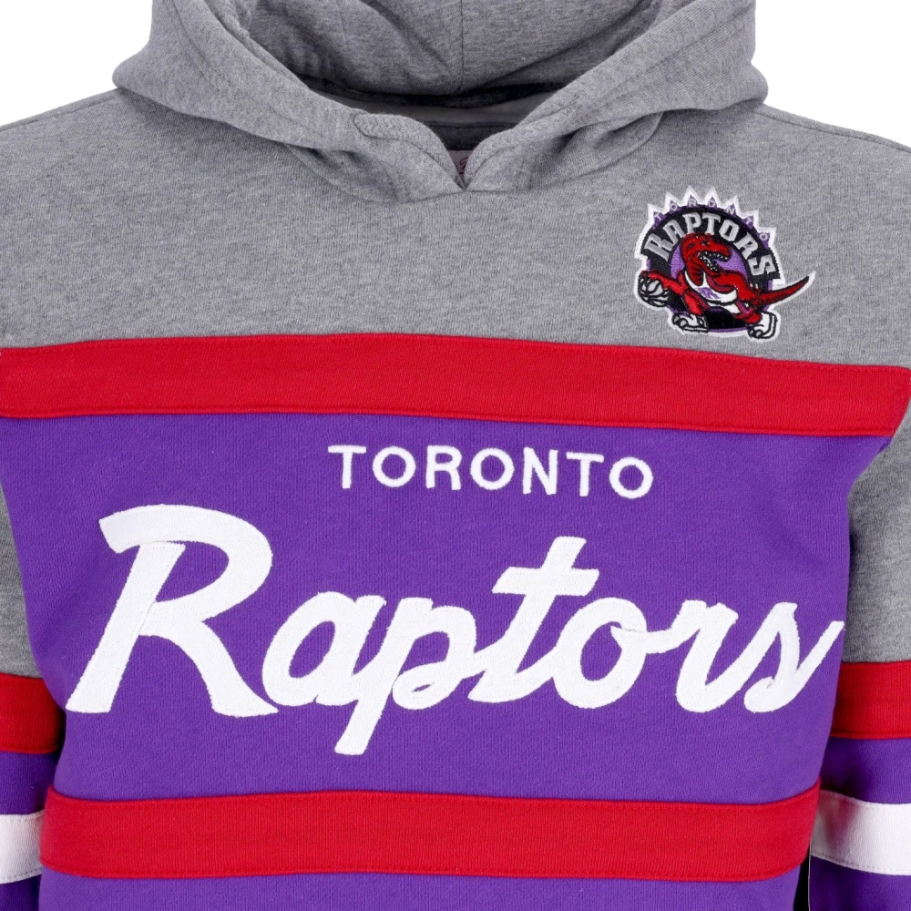 Mitchell & Ness Toronto Raptors NBA Headcoach Hoodie Purple Heren