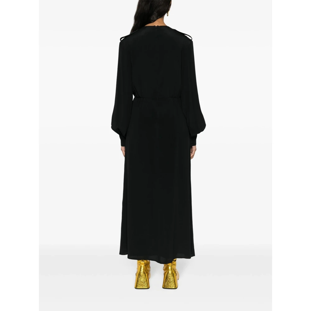 Msgm Elegante Jurk Black Dames