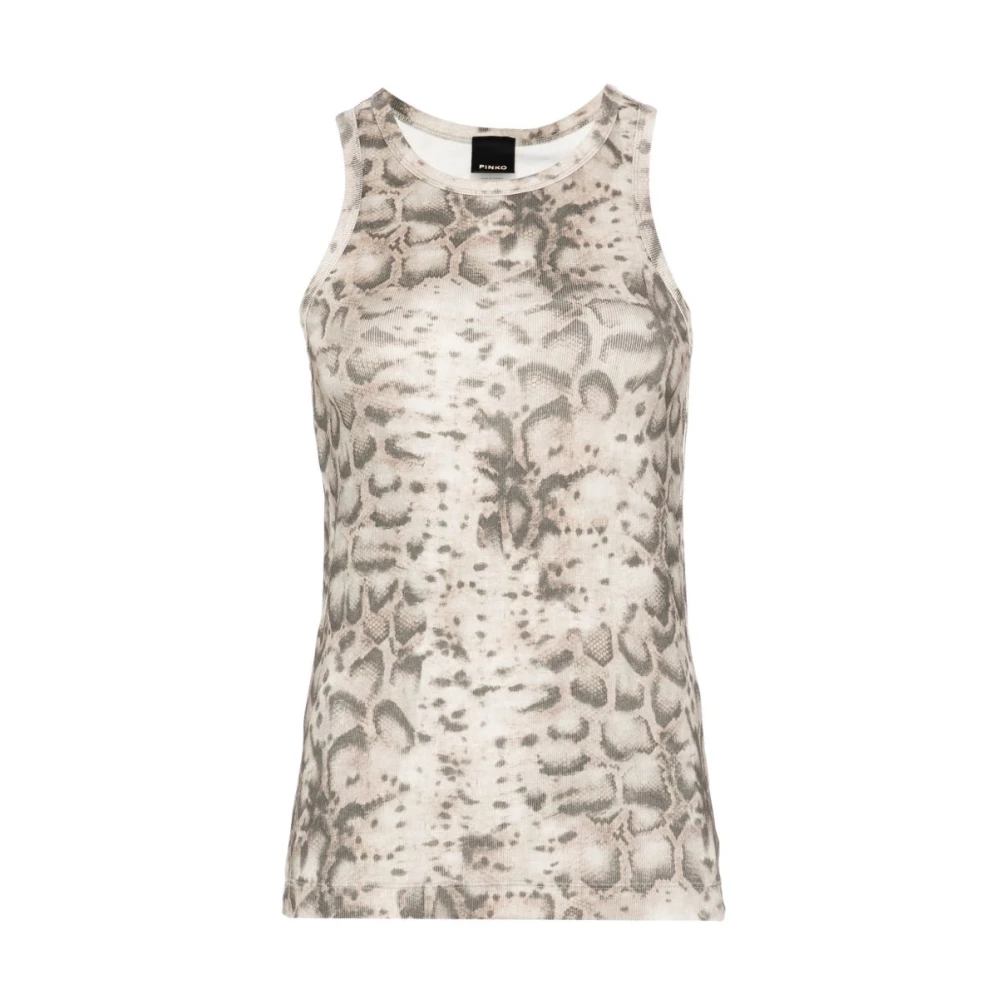 Pinko Women's Multicolor Sleeveless Tops - Sleeveless Tops - M - Tops
