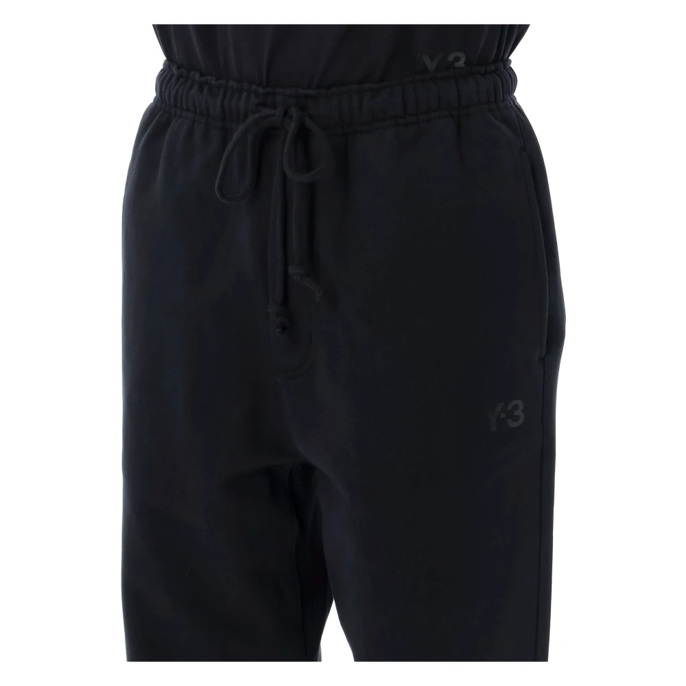 Y-3 Zwarte Joggingbroek Klassiek Logo Black Dames
