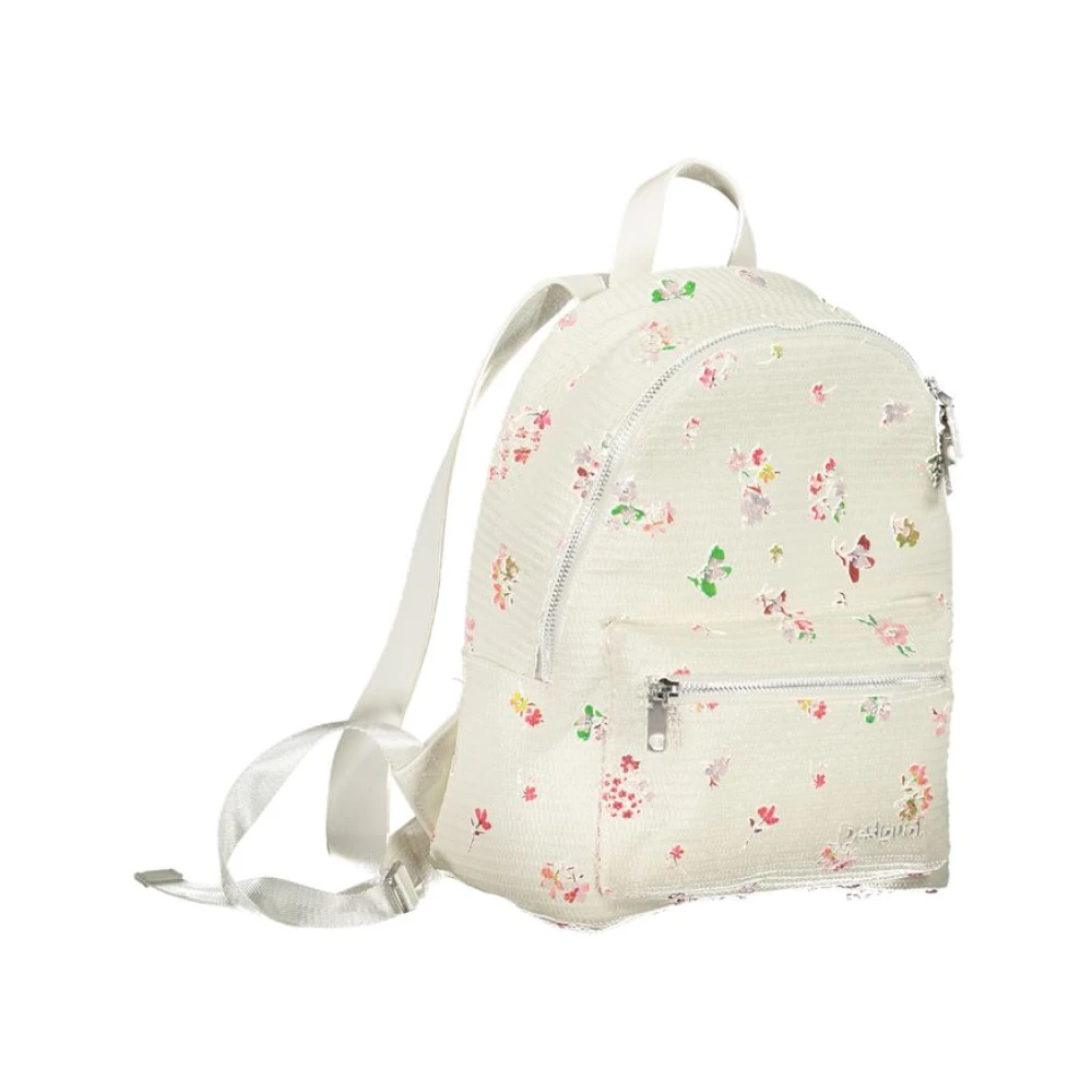 Desigual Polyethyleen Rugzak met Verstelbare Banden White Dames