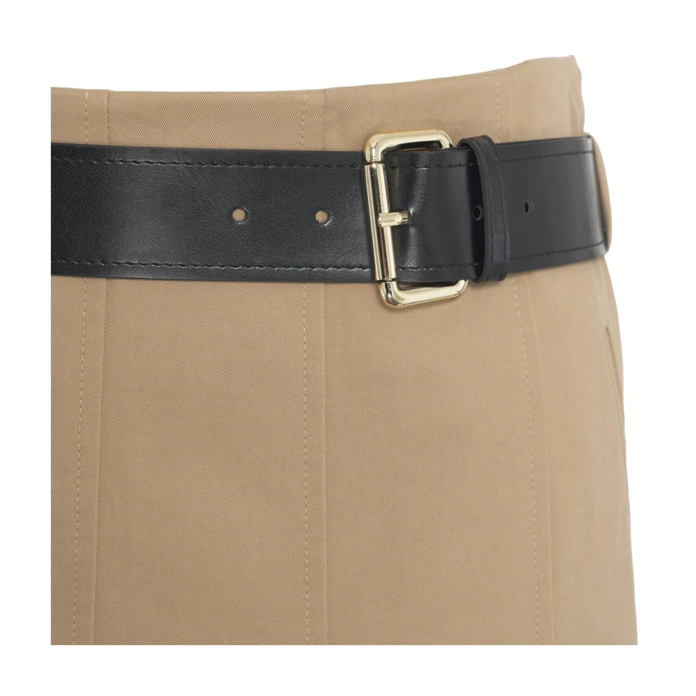 closed Blauwe Katoenen Gebreide Trui Beige Dames