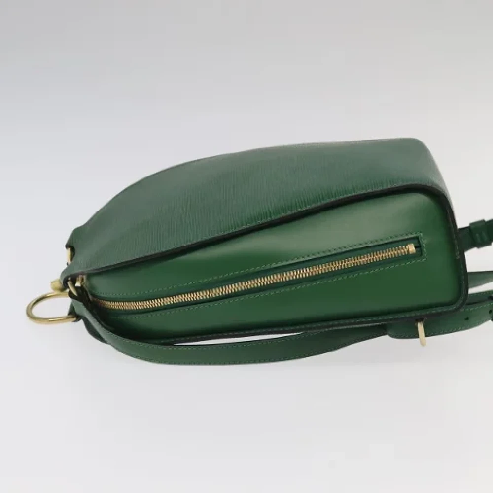 Louis Vuitton Vintage Pre-owned Leather backpacks Green Dames