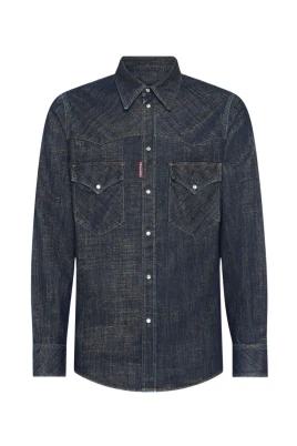 Denim Skjortor för Män