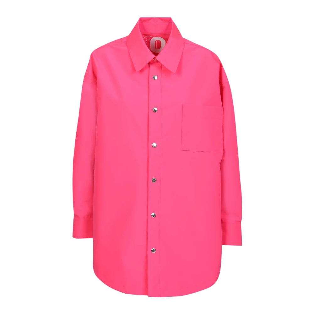 Flamingo Oversize Shirt with Clic Collar - Khrisjoy - Modalova