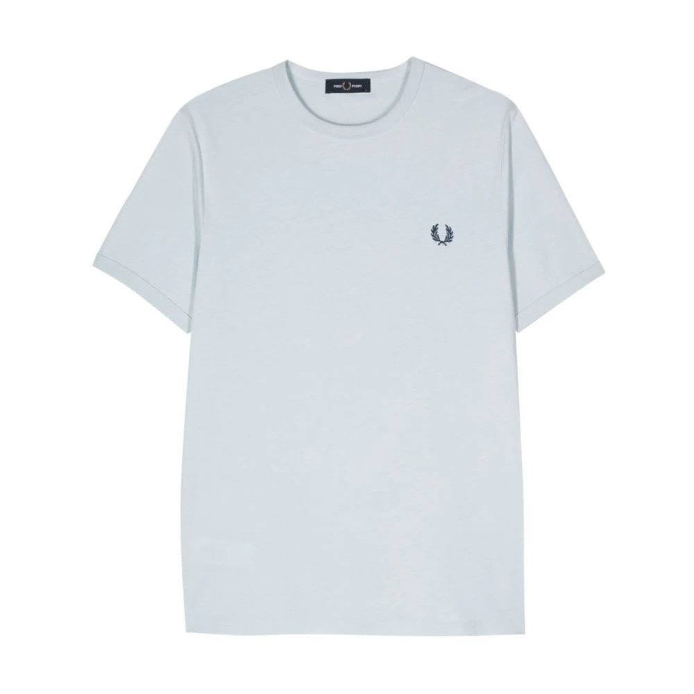 Fred Perry Celeste Ringer T-shirt Blue Heren