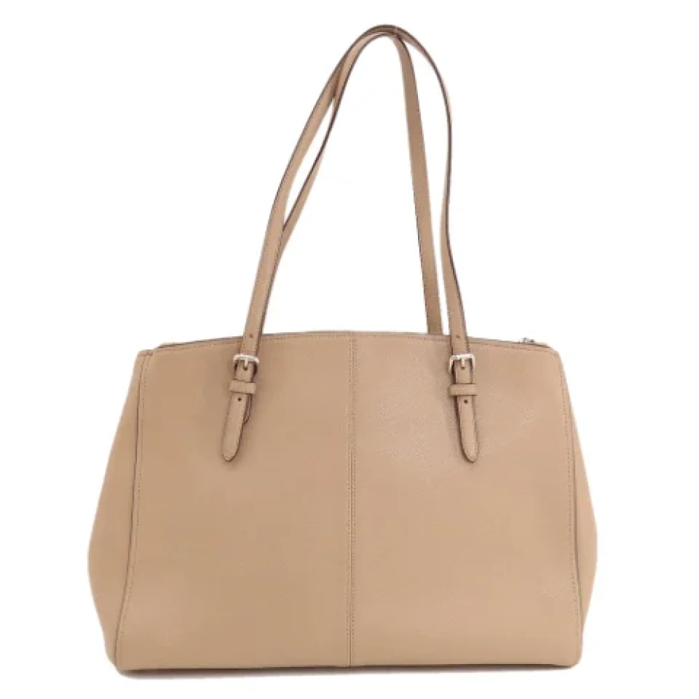 Coach Pre-owned Leather totes Brown Dames