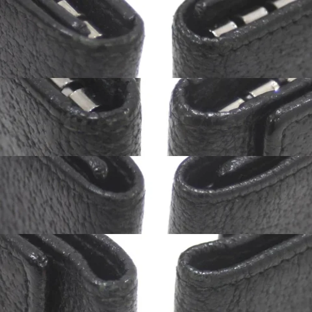 Gucci Vintage Pre-owned Fabric key-holders Black Dames