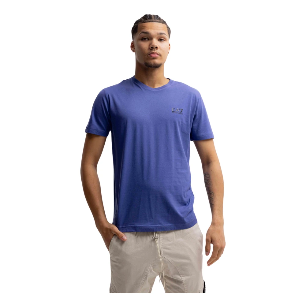 Emporio Armani Basic Logo T-Shirt Blauw Heren Blue Heren