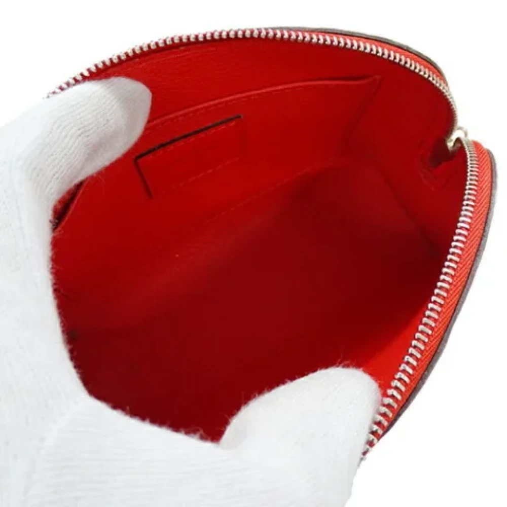 Louis Vuitton Vintage Pre-owned Leather pouches Red Dames