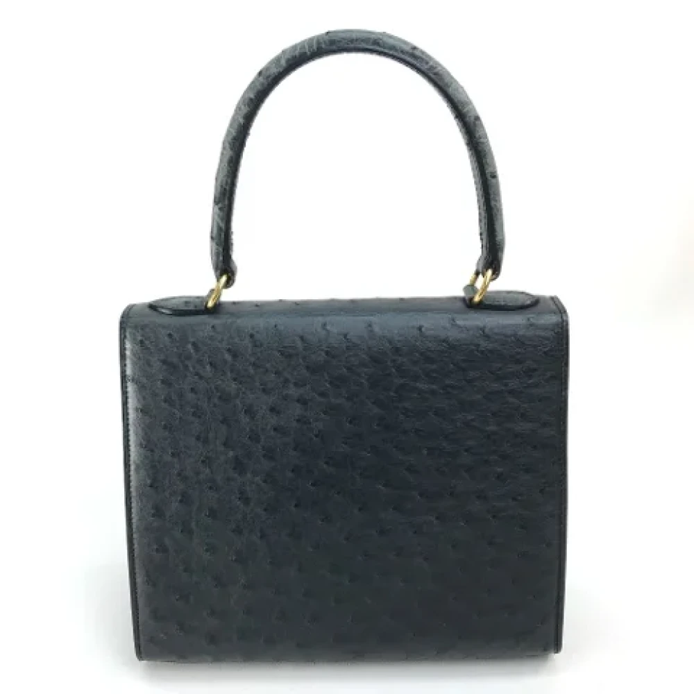 Celine Vintage Pre-owned Fabric handbags Black Dames