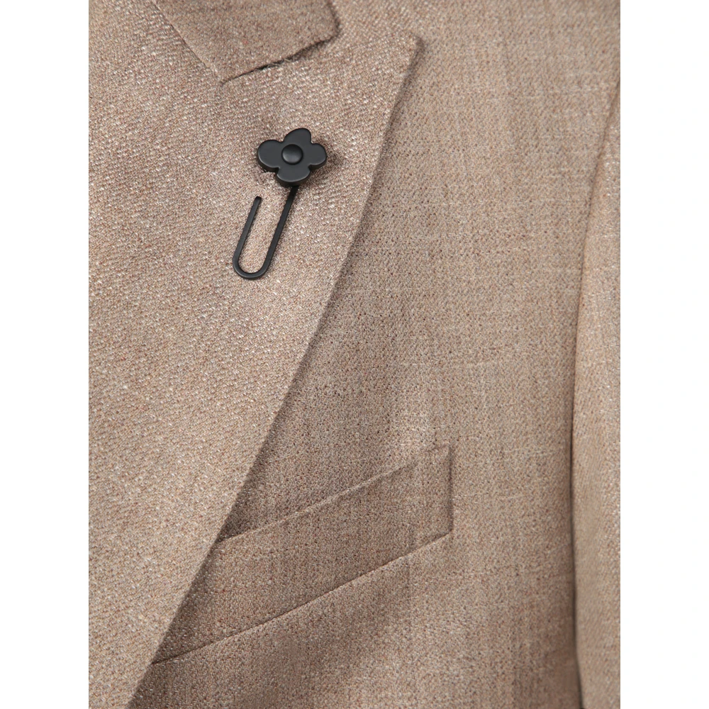 Lardini Beige Blazer voor Mannen Beige Heren
