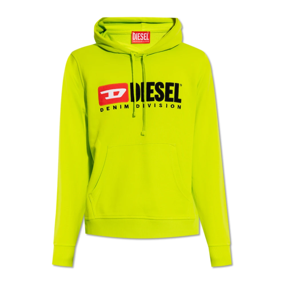 Diesel S-Ginn hoodie Green Heren