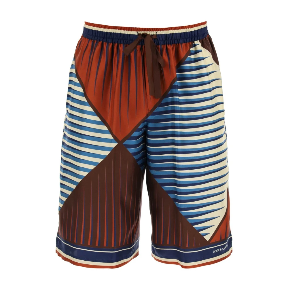Dolce & Gabbana Multicolor Casual Shorts, Male, Xs, Stylish Fashion Shorts