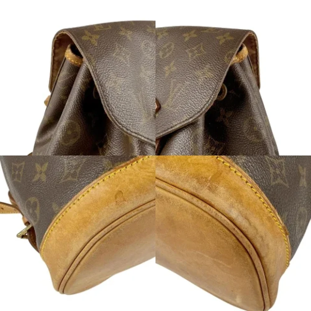 Louis Vuitton Vintage Pre-owned Canvas backpacks Brown Dames