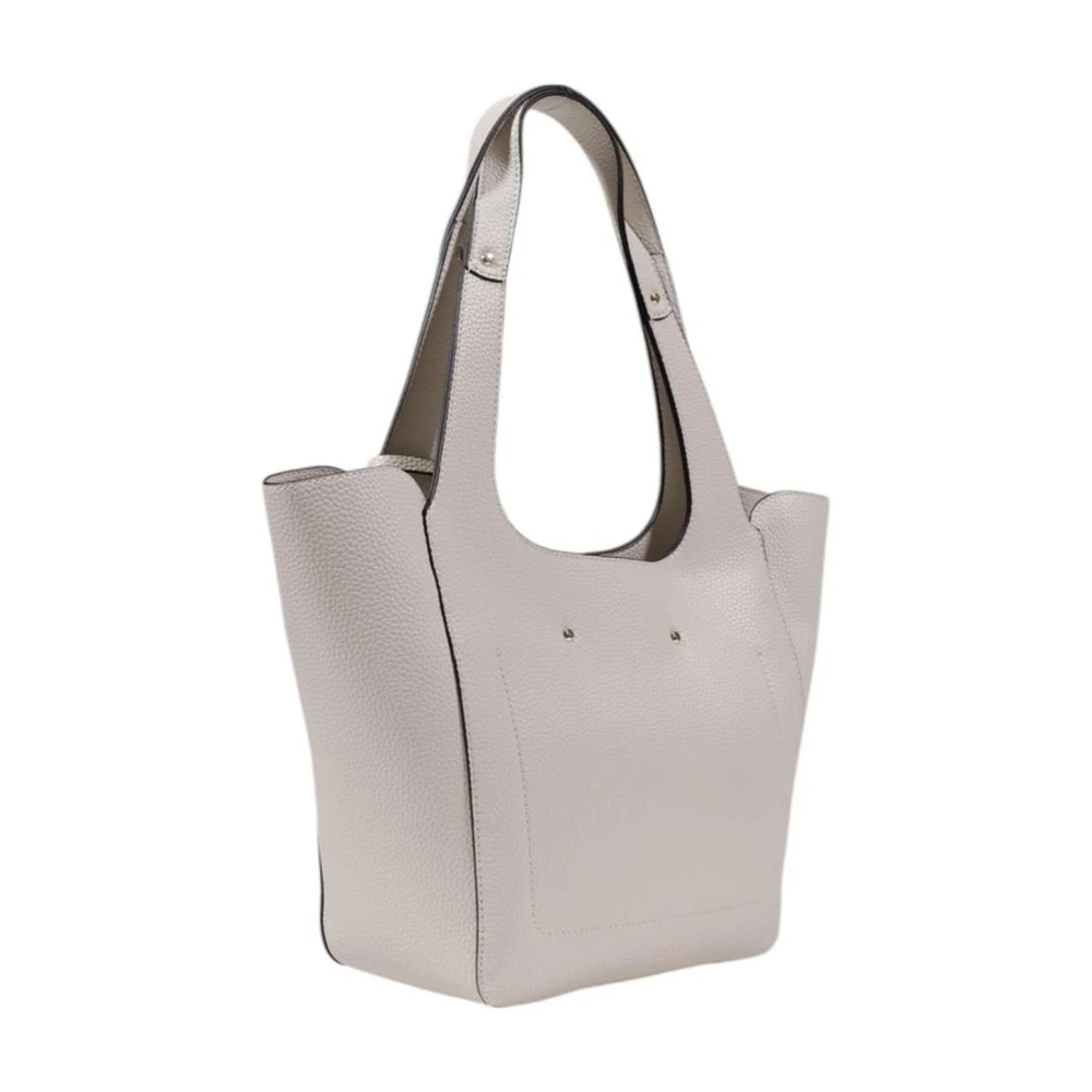 Guess Ruime Polyurethaan Handtas voor Vrouwen Beige Dames