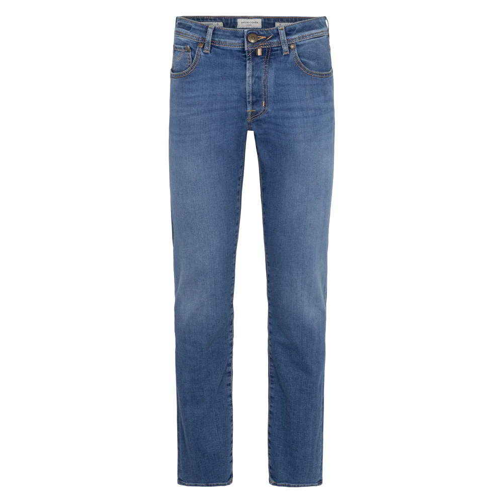 Jacob Cohën Men's Blue Slim Denim Jeans - Slim Fit Jeans - W32 - Jeans