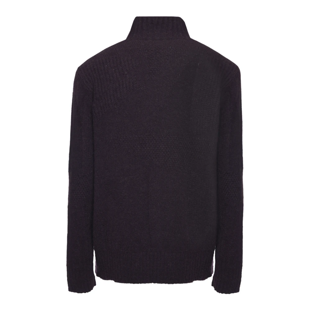 Costumein Stijlvolle Gebreide Trui X72 Julien Lapo Purple Heren