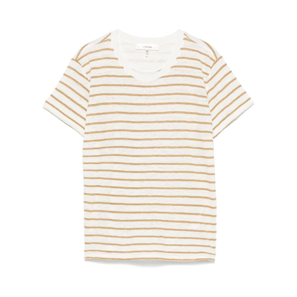 Frame Groene Crew Neck T-shirt Multicolor Dames