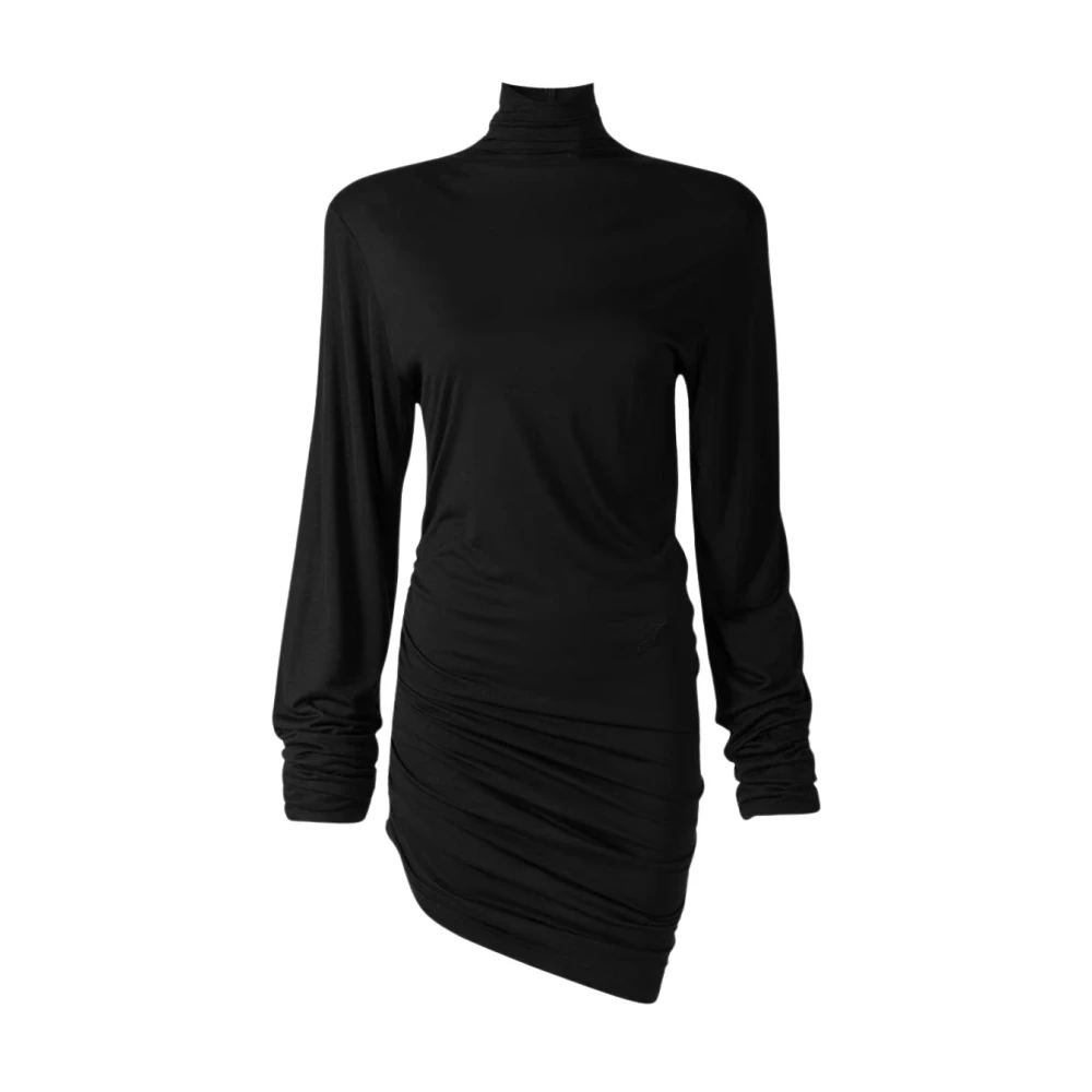 Jacquemus Donna Nero - Abito Con Spalline In Seta - Dresses - M