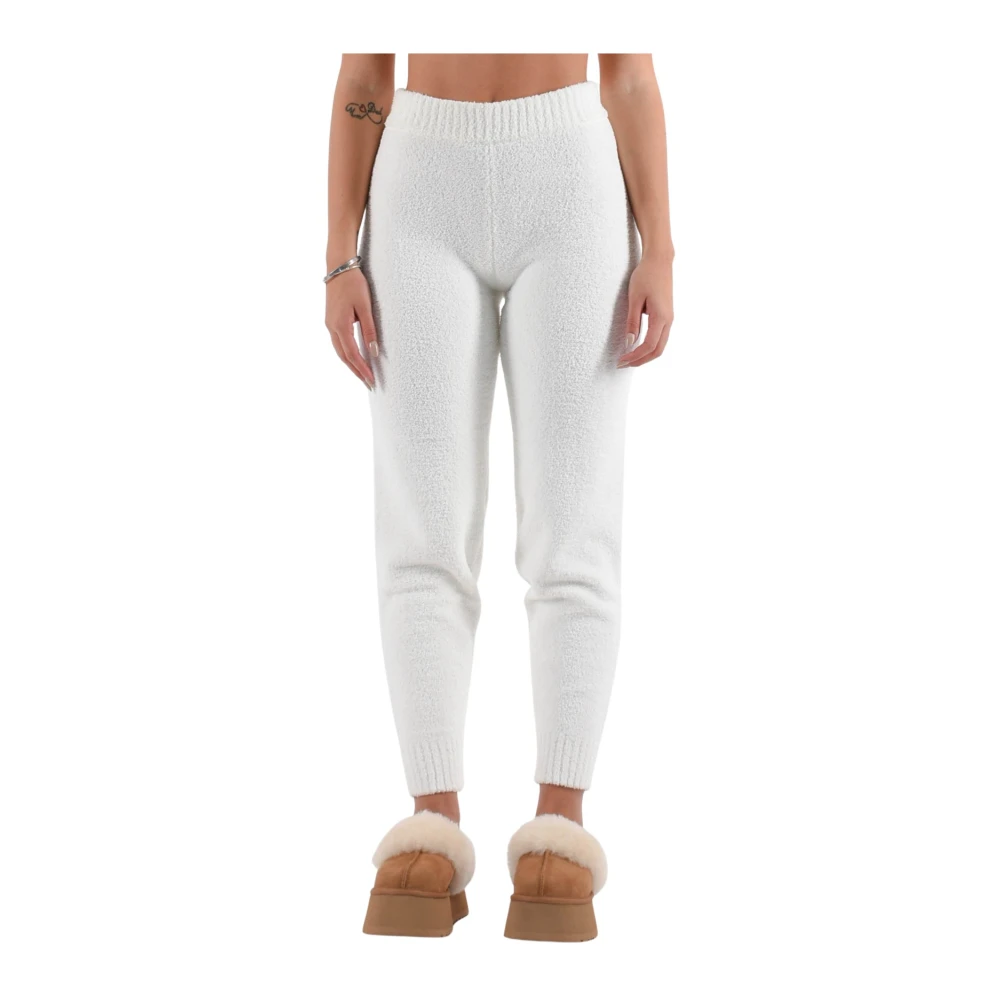 UGG Darianna Joggerbyxor i Mjuk Fleece White, Dam