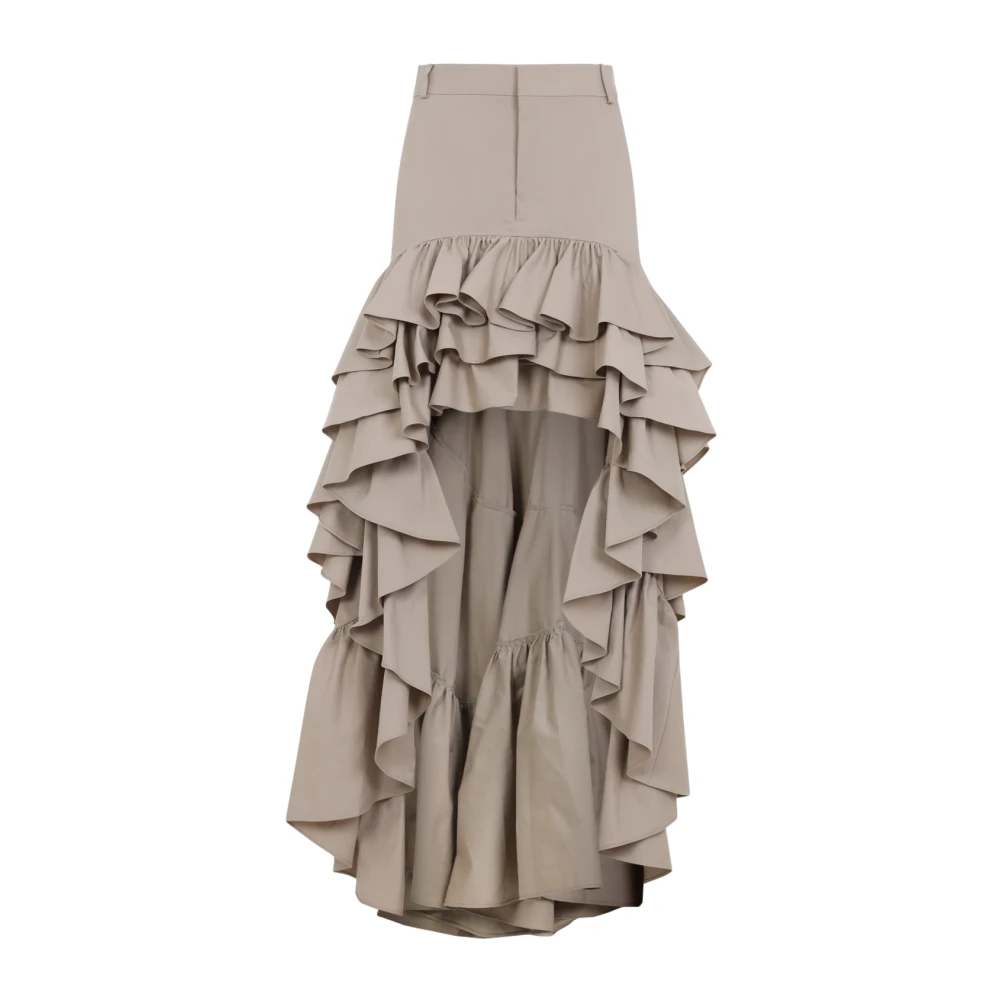 Moschino Women's Beige Cotton Long Skirt - Maxi Skirts - S - Skirts